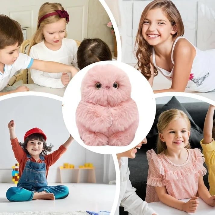 👀Cute AI shy Emotional companionship robot doll bag charm plush toy👜-It can sing, turn its head, and learn to speak🤖