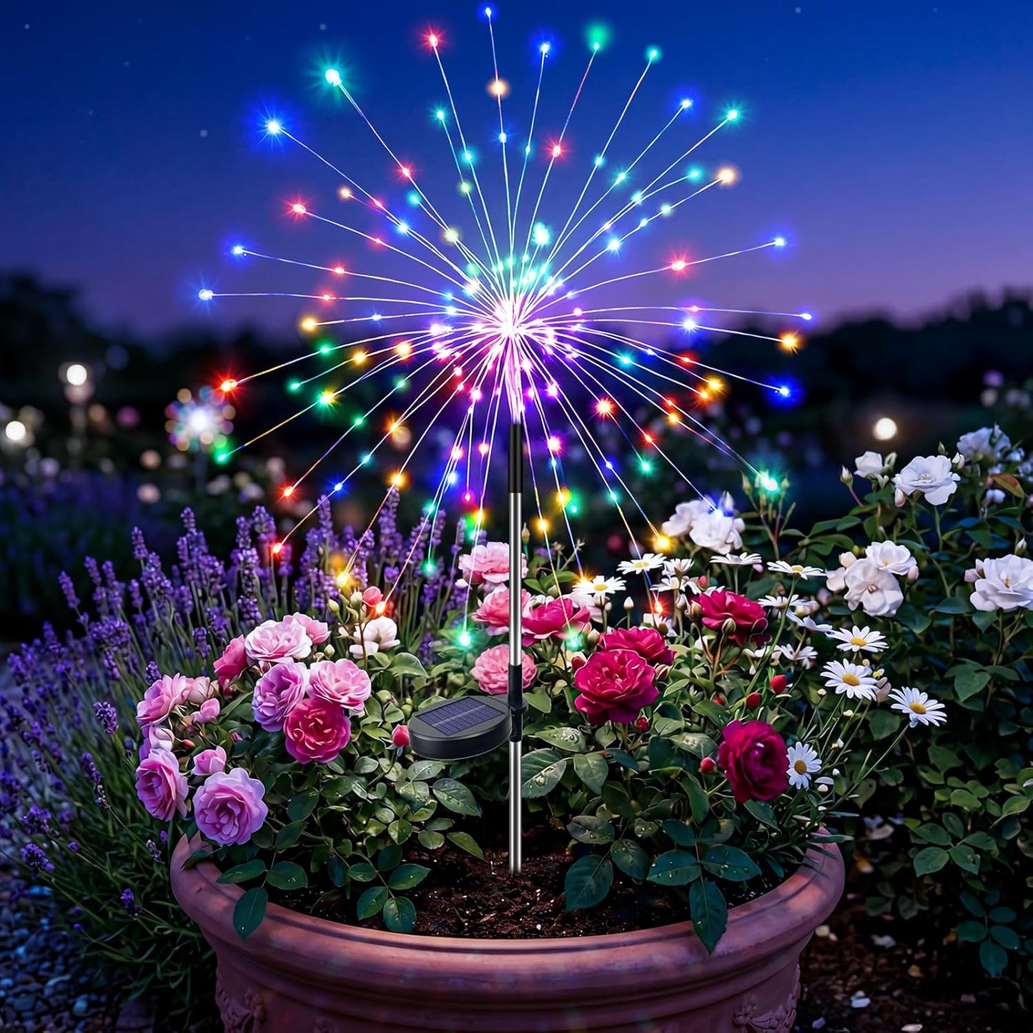 🎃 Halloween Early Bird Sale | 49% OFF Solar Firework Lights Outdoor,200 LED