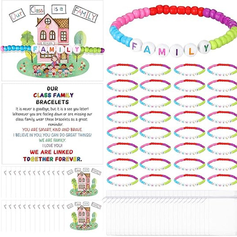 🧶❤️ Pack of 25 Welcome Bead Bracelets – Strengthen Classroom Friendship & Spread Warm Kindness! ✨