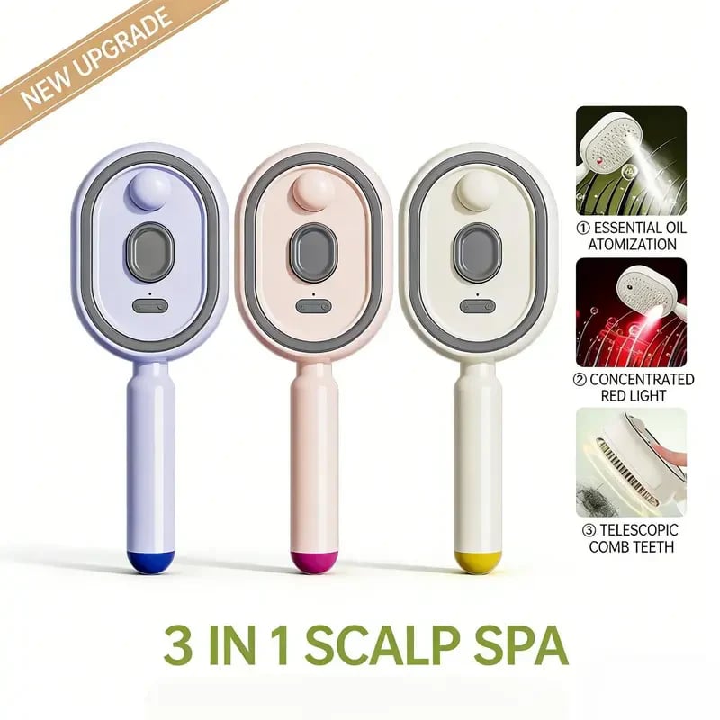 🔥2026 HOT SEAL 59% OFF-Electric Spray Air Cushion Massage Comb