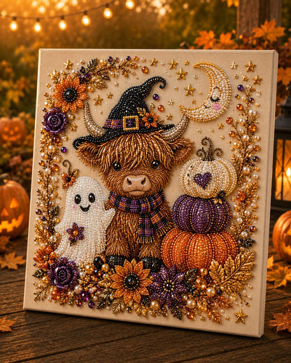👻 Last Day 60% OFF – 👻✨ Halloween Pearl Art DIY Kit – Turn Tiny Pearls into Spooky-Cute Magic