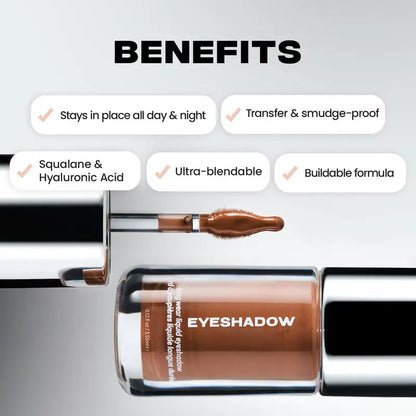 🔥Liquid Eyeshadow Longwear Eye Makeup — Buildable Highly Pigmented & Blendable Eye Shadow Cream