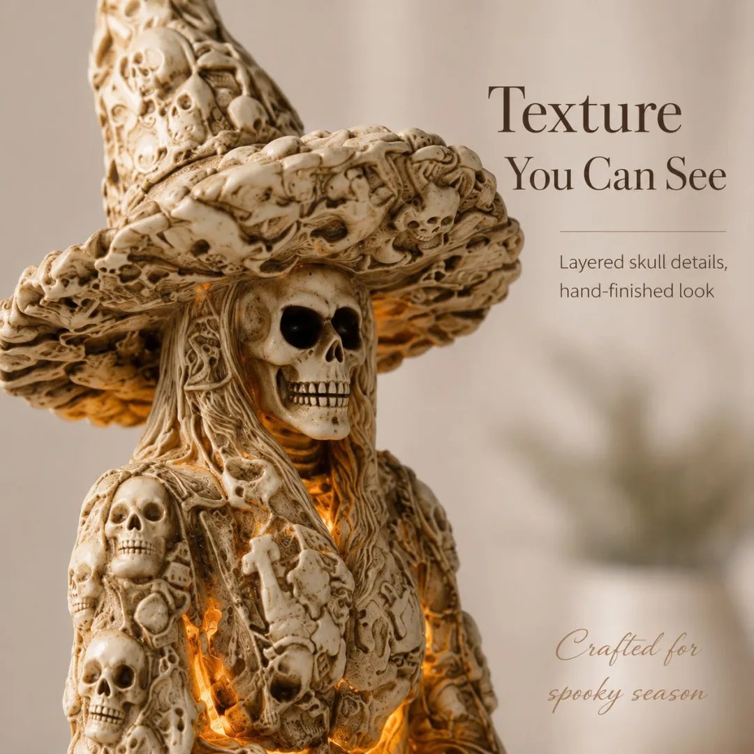 🔥HOT SALE 49% OFF✨Skeleton Witch Ornament