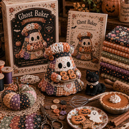 👻Little Ghost’s Cozy Halloween DIY Patchwork Kit