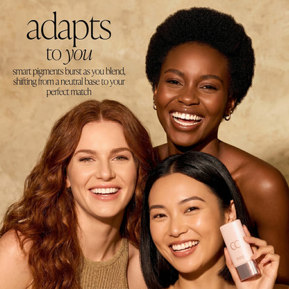 🚀Flash Sale 60% OFF 🎁 Get Free SPF Powder Brush | ✨CC color-correcting tinted serum