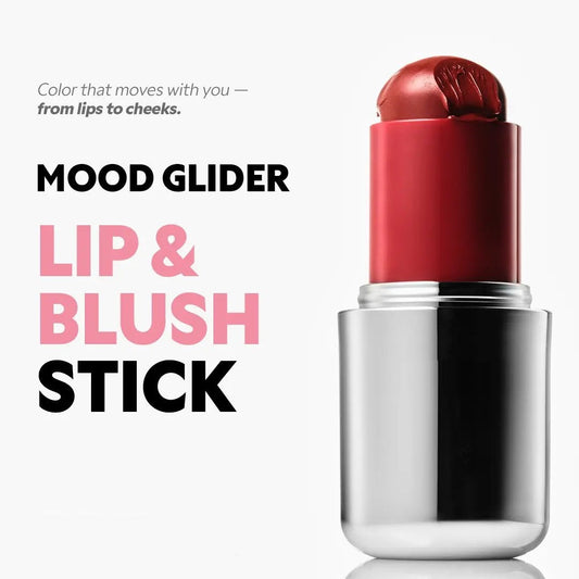 MOOD GLIDER LIP & BLUSH STICK - Dual Function Compact Makeup Stick for Lips and Cheeks