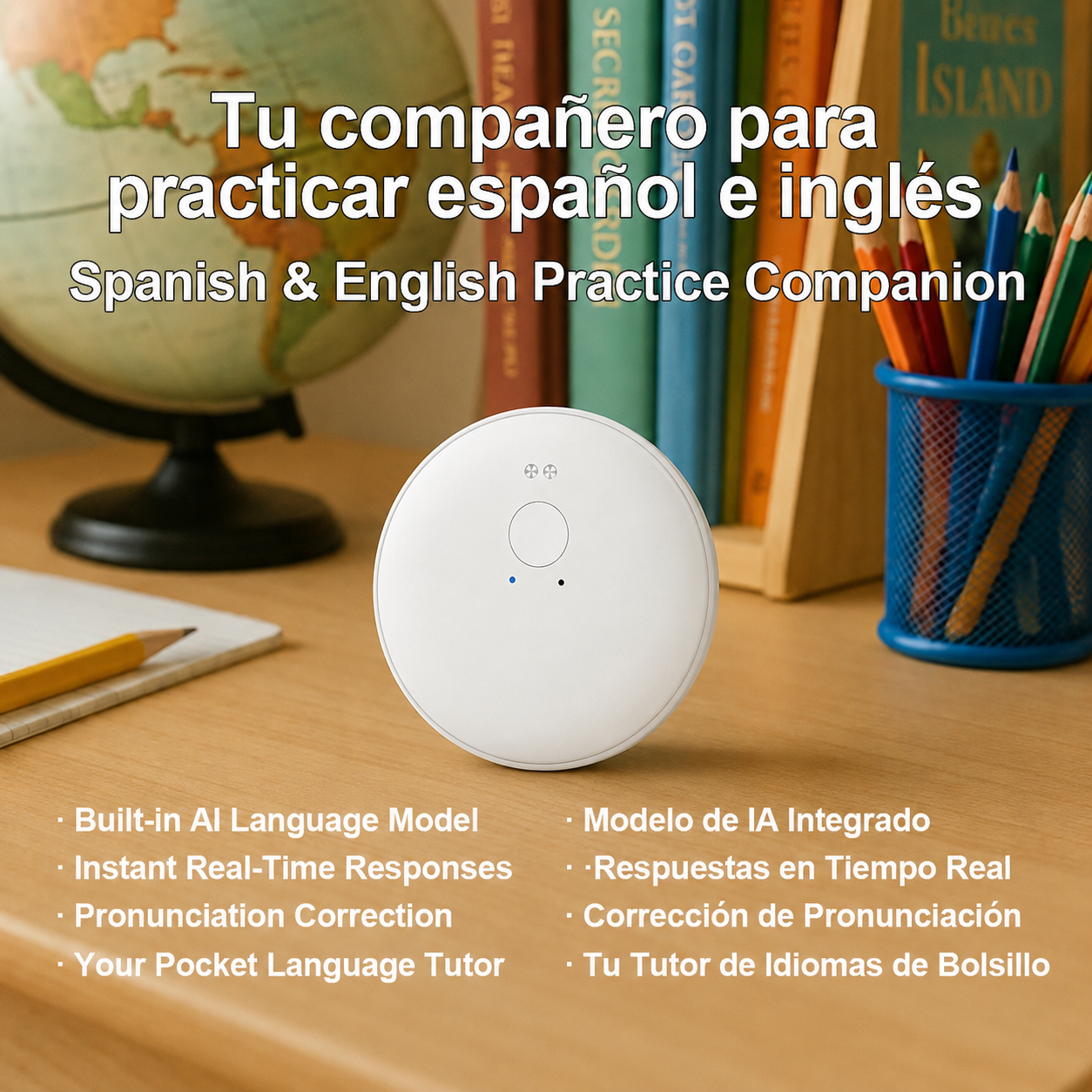 AI Language Translator Device – Supports 165 Languages