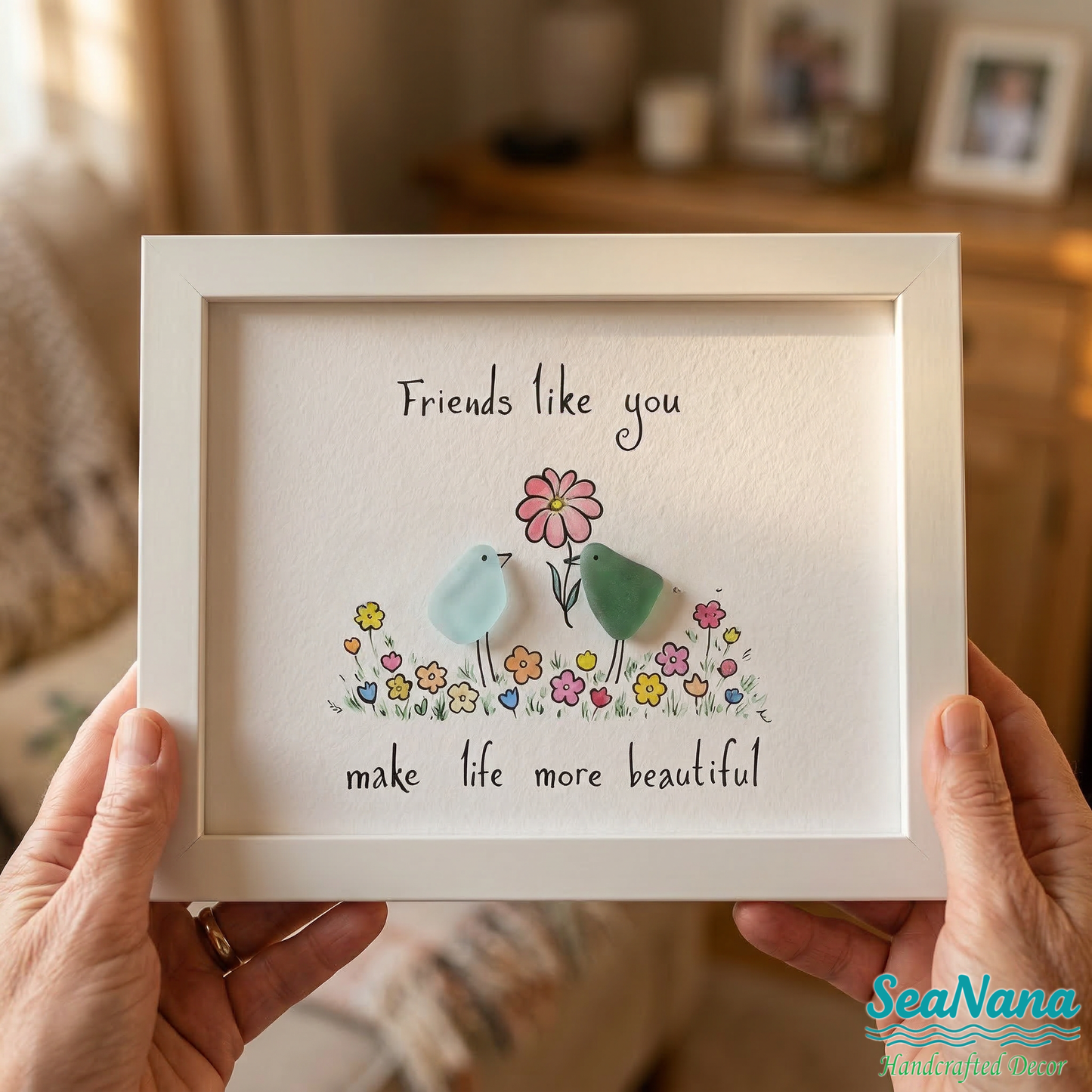 Heartfelt Sea Glass Bird Art: Unique Gifts to Honor Your Closest Friends