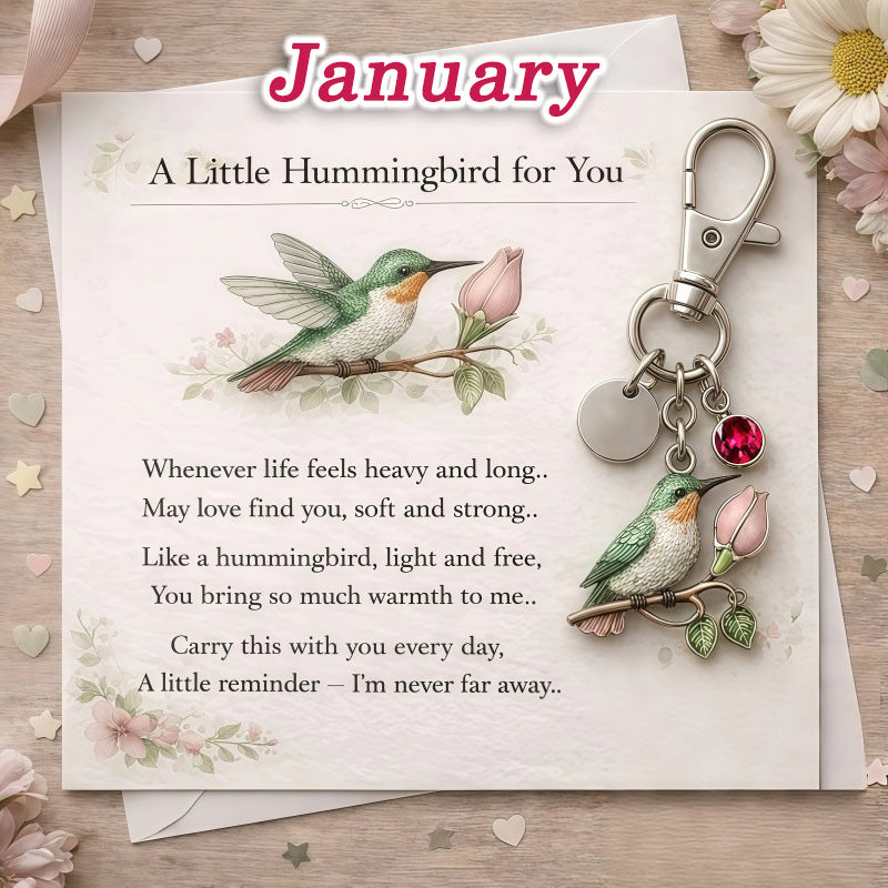 🐦Hummingbird Keychain - Birthday Gift 🎂