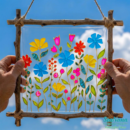 Sea Glass Spring And Summer Hanging Paintings