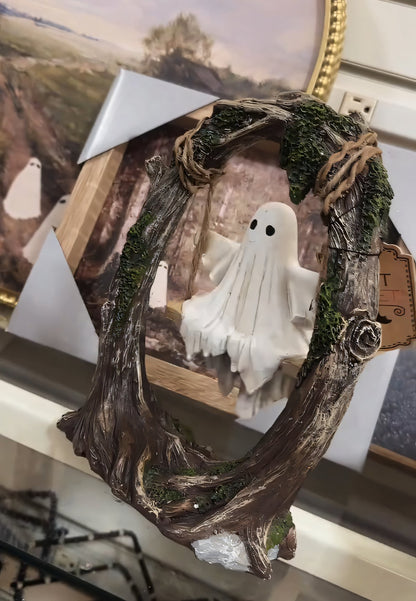 🔥Early Halloween Offer👻2026 Swinging Shadows: Ghost on a Tree Swing