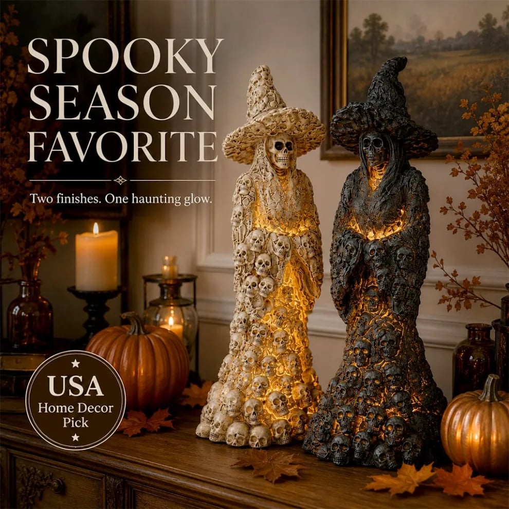 🔥HOT SALE 49% OFF✨Skeleton Witch Ornament