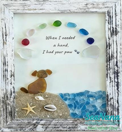 ❤️Handmade Pet Rainbow Bridge Art: A Timeless Tribute