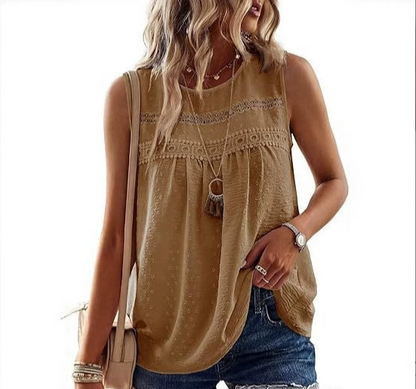 Women's Cooling Sleeveless Tank Top – Soft, Breathable & Elegant