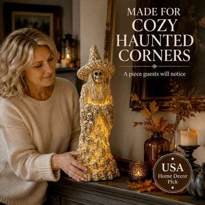 🔥HOT SALE 49% OFF✨Skeleton Witch Ornament