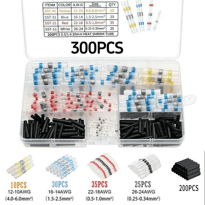 🔥Hot Sale 49% OFF✨300PCS WATERPROOF SOLDER WIRE CONNECTOR KIT