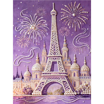DIY Pearl Gem Art Diamond Painting Kits With Framefor Home Decor-30x40cm