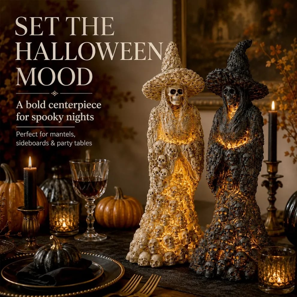 🔥HOT SALE 49% OFF✨Skeleton Witch Ornament