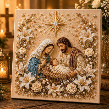 🔥LAST DAY 59% OFF -🙏Christian DIY Pearl Art Set