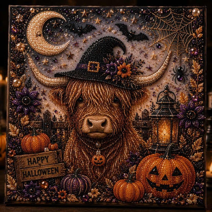 🧘Relaxing & Beginner-Friendly- 👻Cute Ghosts Pumpkins 3D Pearl Mosaic Art Kit