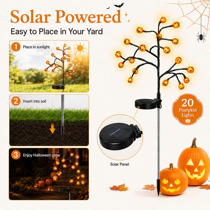🎃Solar Pumpkin Stake Lights | Waterproof Outdoor Garden Decor, Auto Dusk-to-Dawn