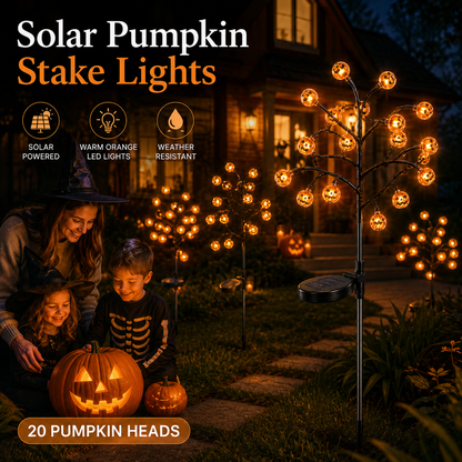 🎃Solar Pumpkin Stake Lights | Waterproof Outdoor Garden Decor, Auto Dusk-to-Dawn