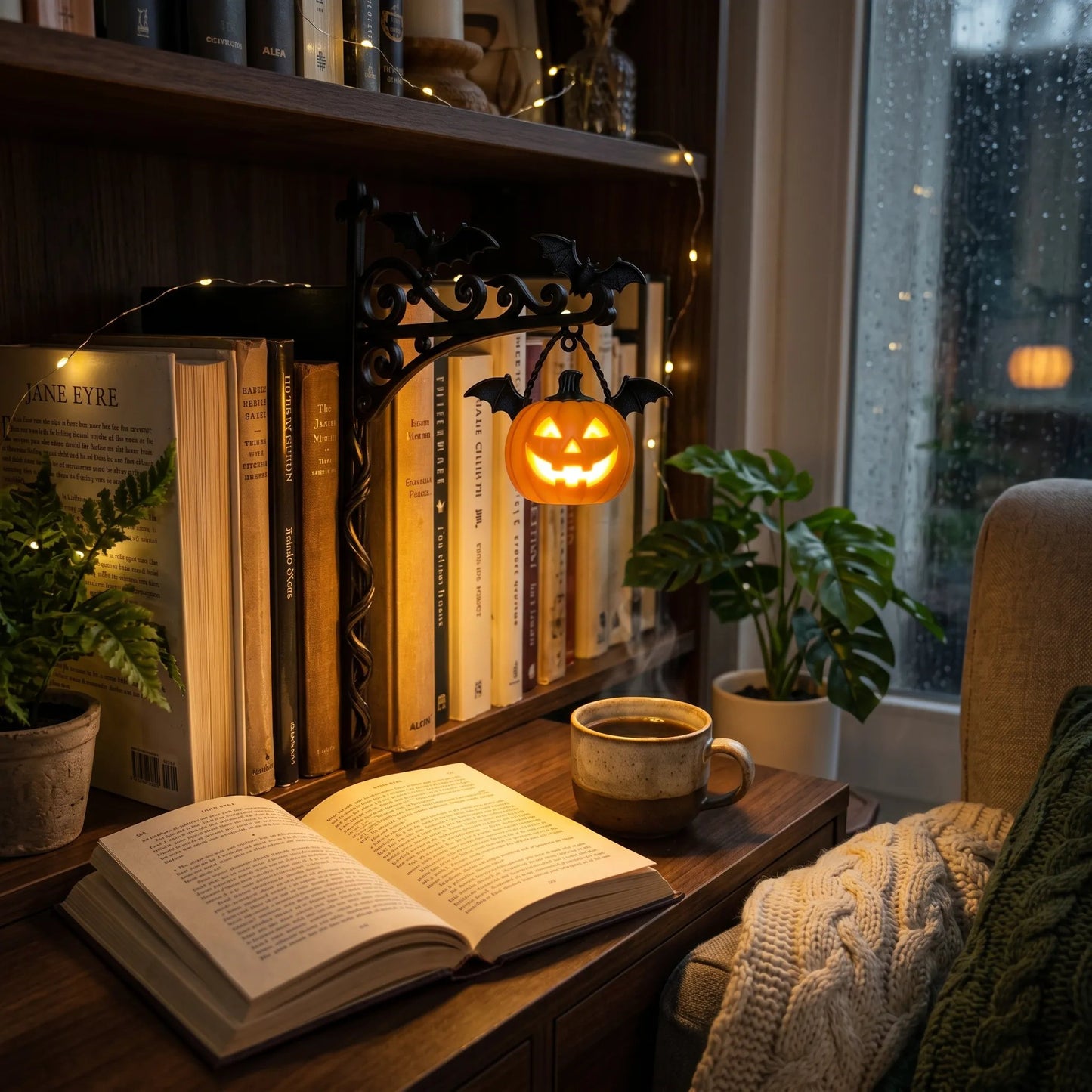 📚 Where Every Shelf Tells a Story——Halloween Edition Library Shelf Lanterns
