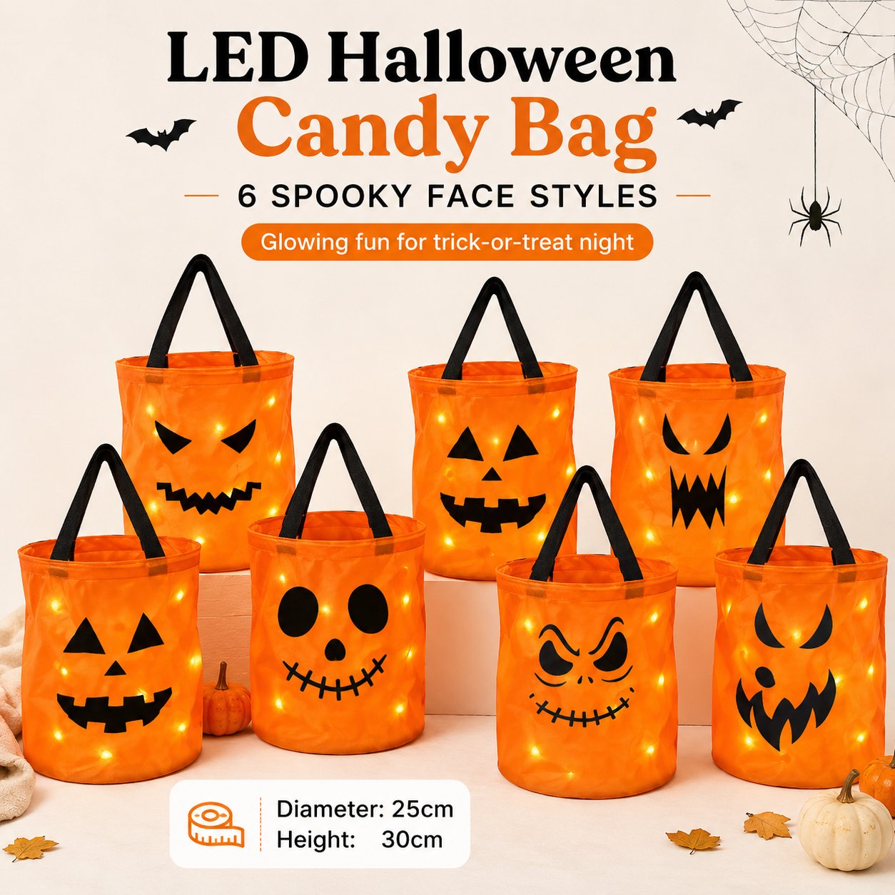 🎃 Fill It, Light It & Trick-or-Treat — Make Every Candy Run Glow! ✨