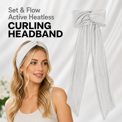 Heatless Hair Curling Headband for Soft Waves and Curls