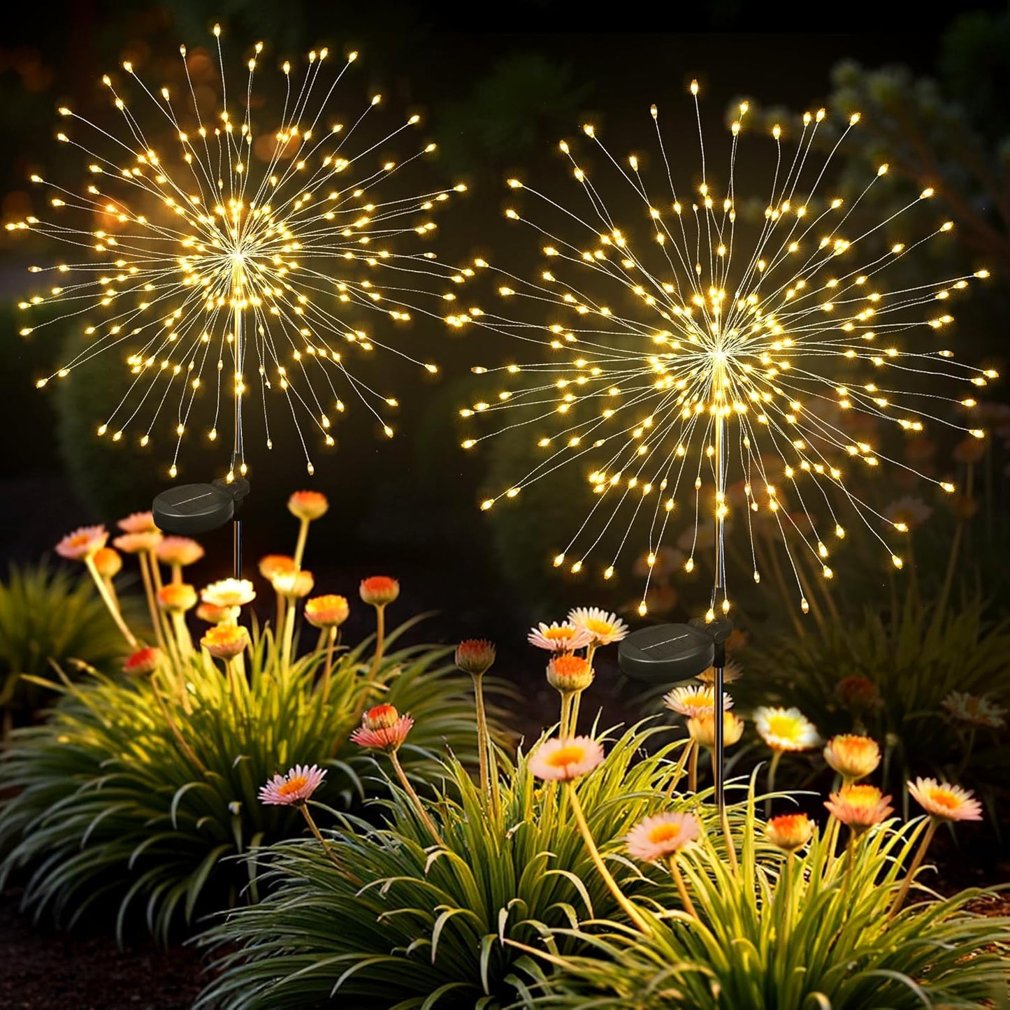 🎃 Halloween Early Bird Sale | 49% OFF Solar Firework Lights Outdoor,200 LED