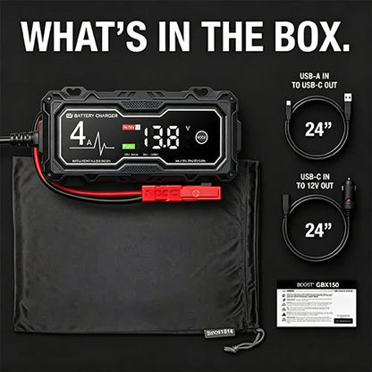 💧GBX155 4250A Car Jump Starter — Suitable for 10.0L Gasoline & 8.0L Diesel Engines