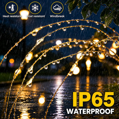 🎃 Halloween Early Bird Sale | 49% OFF Solar Firework Lights Outdoor,200 LED