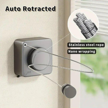 16.40 Ft 40LB Heavy-Duty Retractable Clothes Line