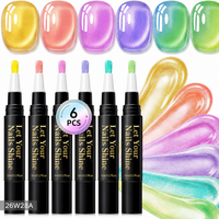 6-Color Polarized One-Step Gel Pen - D