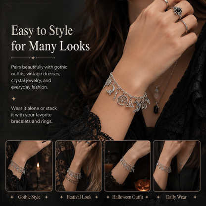 ✨Vintage Witchy Charm Bracelet