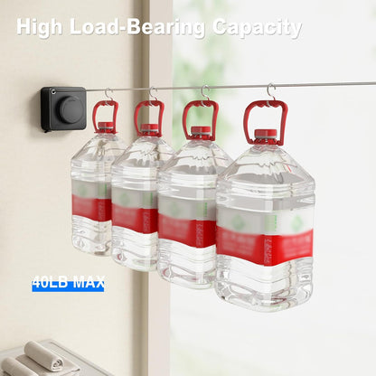 16.40 Ft 40LB Heavy-Duty Retractable Clothes Line