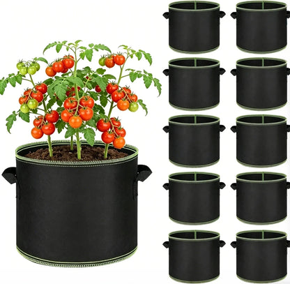 🍃Heavy-Duty Breathable Grow Bags