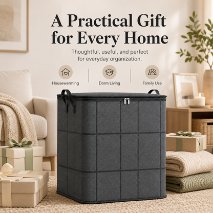 📦 Extra Large Moving & Storage Bag 🏠 | Heavy-Duty Zippered Organizer for Clothes, Bedding & More