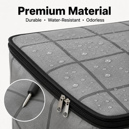 Large Capacity Storage & Moving Bag, Zippered Organizer for Clothes, Quilts, Bedding & Blankets