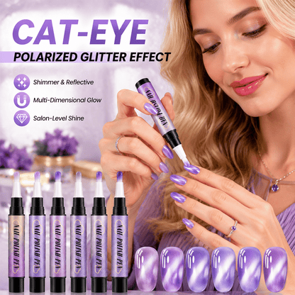 💅 6PCS One-Step Gel Nail Art Pen Set – Salon Beauty at Home