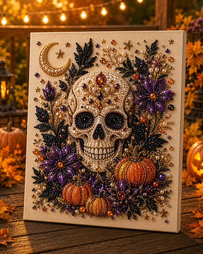 👻 Last Day 60% OFF – 👻✨ Halloween Pearl Art DIY Kit – Turn Tiny Pearls into Spooky-Cute Magic