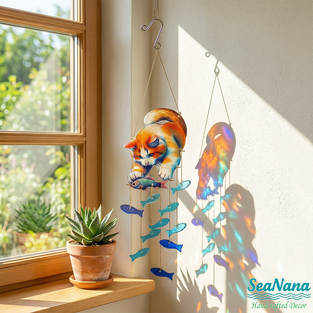Serene Fisherman's Melody Wind Chime