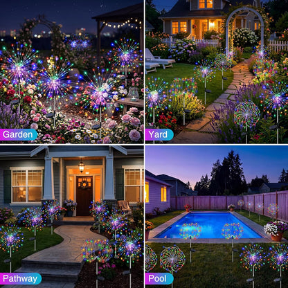 🎃 Halloween Early Bird Sale | 49% OFF Solar Firework Lights Outdoor,200 LED