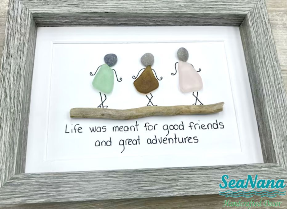Friendship sea glass