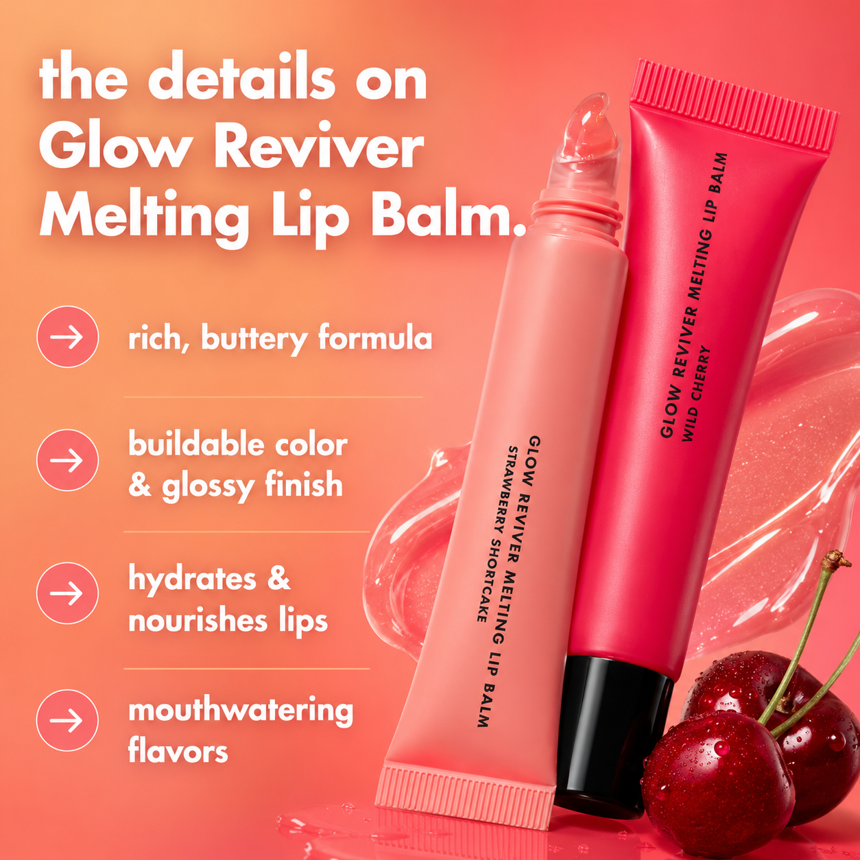 Hydrating High Shine Melting Lip Balm