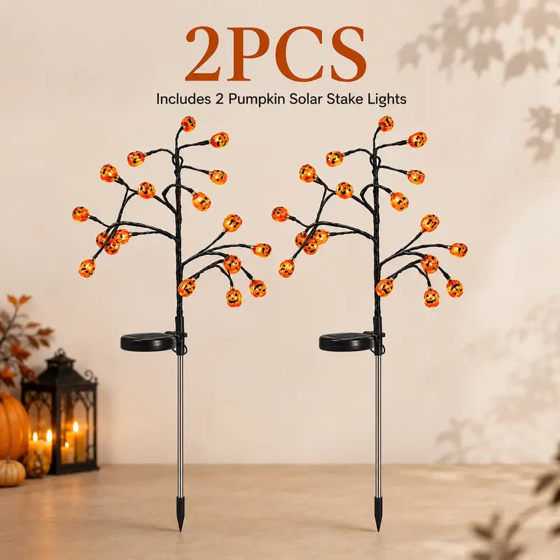 🎃Solar Pumpkin Stake Lights | Waterproof Outdoor Garden Decor, Auto Dusk-to-Dawn