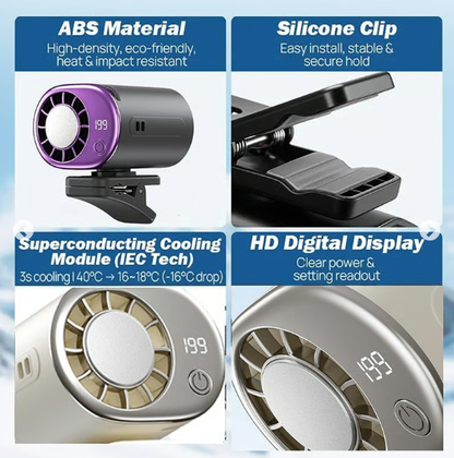 360° Rotating Semi-Cooling Clip Fan