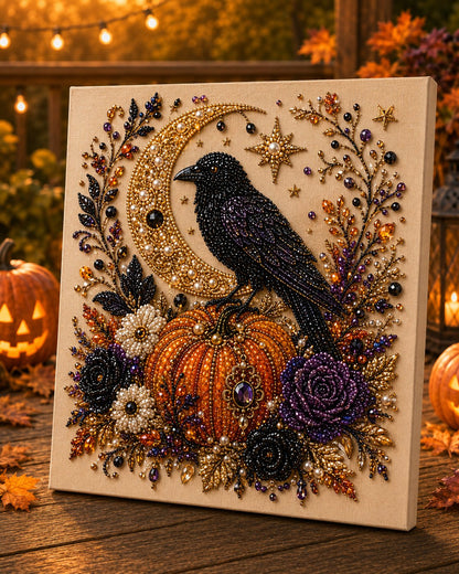 👻 Last Day 60% OFF – 👻✨ Halloween Pearl Art DIY Kit – Turn Tiny Pearls into Spooky-Cute Magic