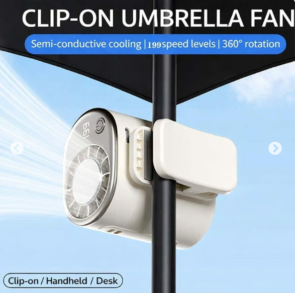 360° Rotating Semi-Cooling Clip Fan