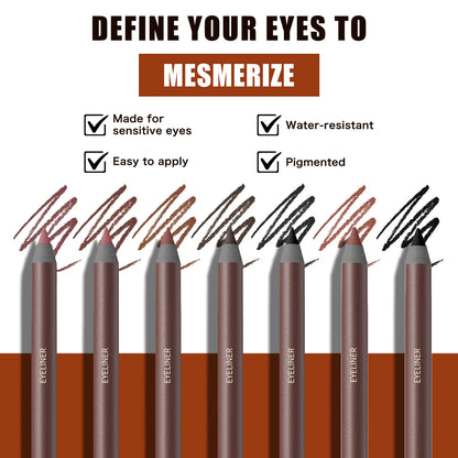 24H Waterproof Smudge-Proof Eyeliner Pencil